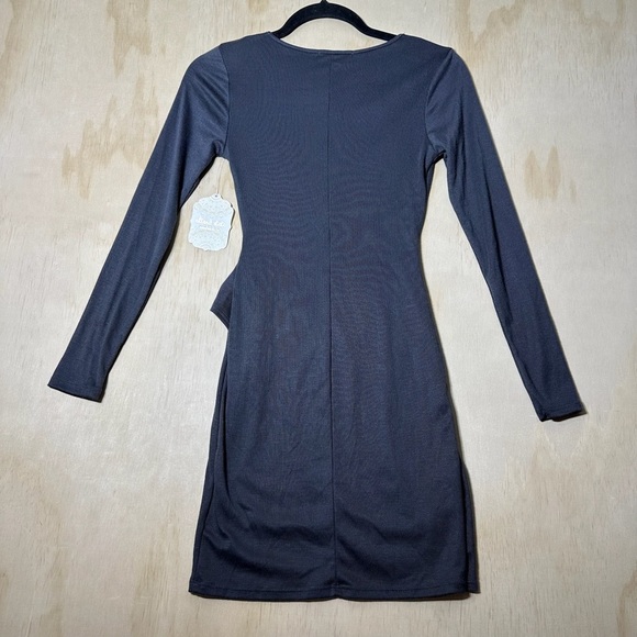 Altar'd State Tatia Ribbed Tie Front Dress - Picture 9 of 10